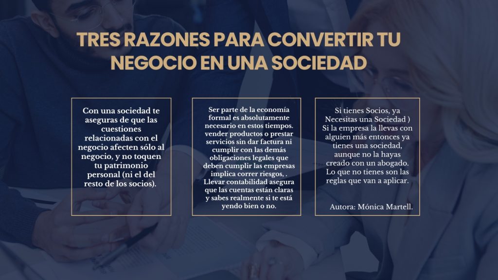 Cuatro Razones para Crear una Sociedad para tu Negocio - 1